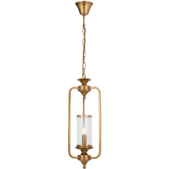 Ancona TFS 1LT PENDANT 25wE14max D210 H540 chain 2m COPPER / CLEAR GLASS