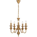 Rivaton TFS 5LT PENDANT 5x25wE14max D:450 H:430 chain 2m COPPER