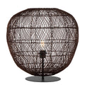 Noraform TFS 50 TABLE LAMP 25wE27max D500 H600 (2 parts) BLACK Base / BROWN Shade