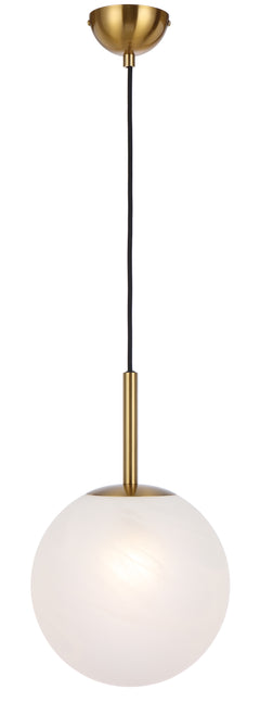 TFS 10 PENDANT 25w E27 D:250 CAB:2m ANTI GOLD / ALABASTRO