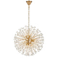 Tarragona TFS 9 LT PENDANT 9x6wG9max D:500 CHAIN 2M CRYS H200 GOLD / CLEAR