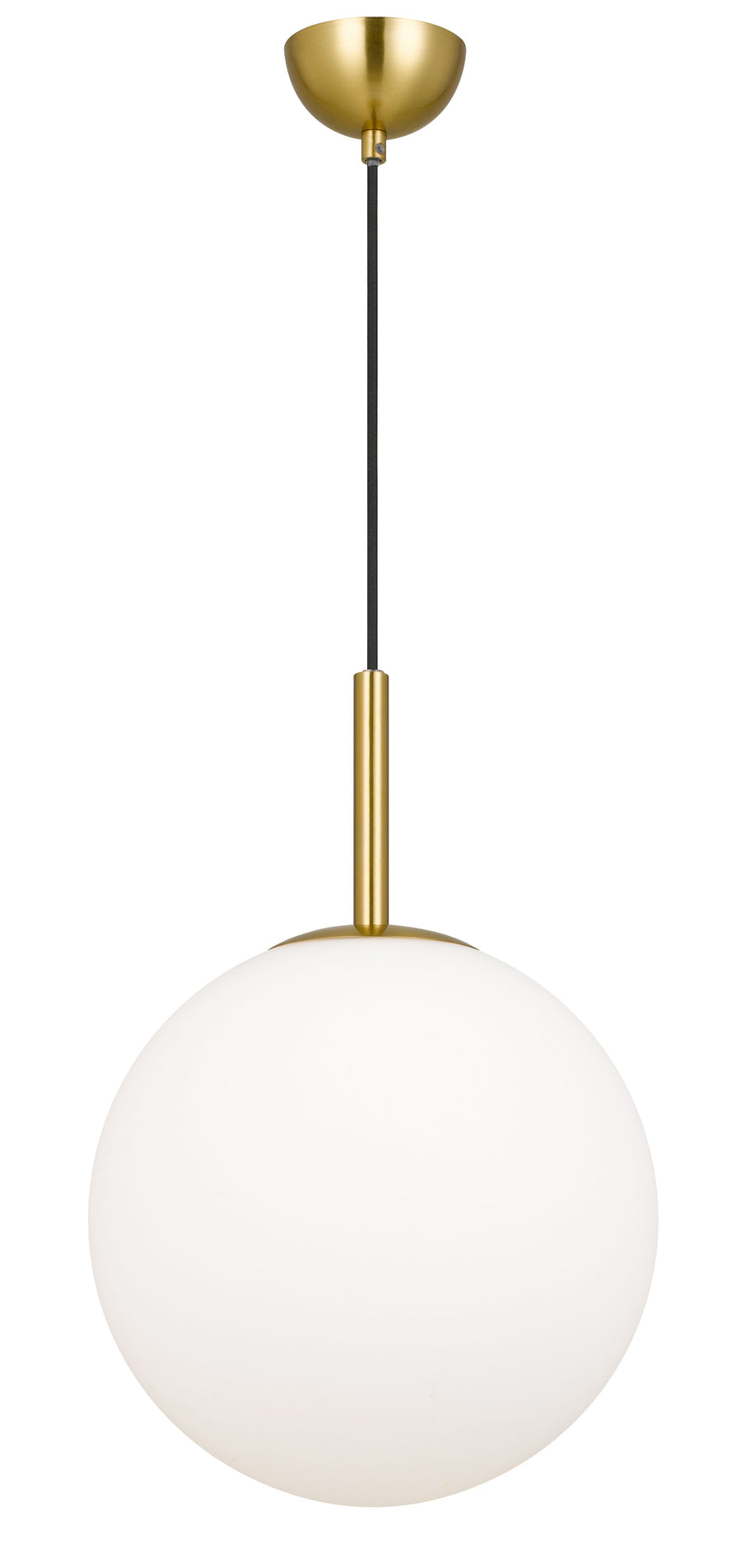 TFS 12 PENDANT 25w E27 D:300 CAB:2m ANTI GOLD / OPAL MATT
