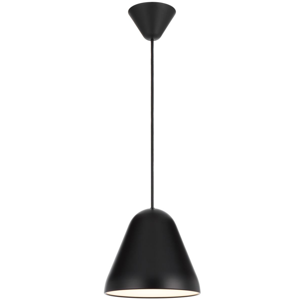TFS 22CM PENDANT 25wE27max D220 H195 CAB 2M BLACK SATIN