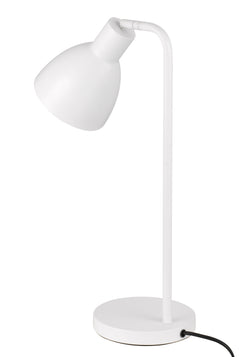 TFS TABLE LAMP 25wE27max H:450 D:150 WHITE/WHITE Cab:1.5m