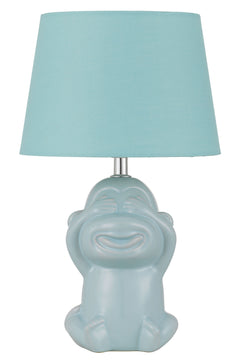 TFS CERAMIC TABLE LAMP 25wE27max H:380 D:215 BLUE/BLUE