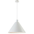 TFS 43CM PENDANT 25wE27max D430 H250 TEX 2M WHITE SATIN