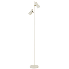 Valencia TFS FLOOR LAMP 2x6wGU10max 294x205x1530 FOOT SWT BEIGE SATIN/BRASS/WHITE INSIDE