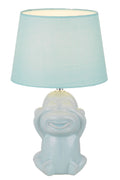 TFS CERAMIC TABLE LAMP 25wE27max H:380 D:215 BLUE/BLUE
