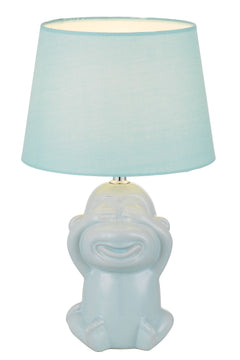 TFS CERAMIC TABLE LAMP 25wE27max H:380 D:215 BLUE/BLUE
