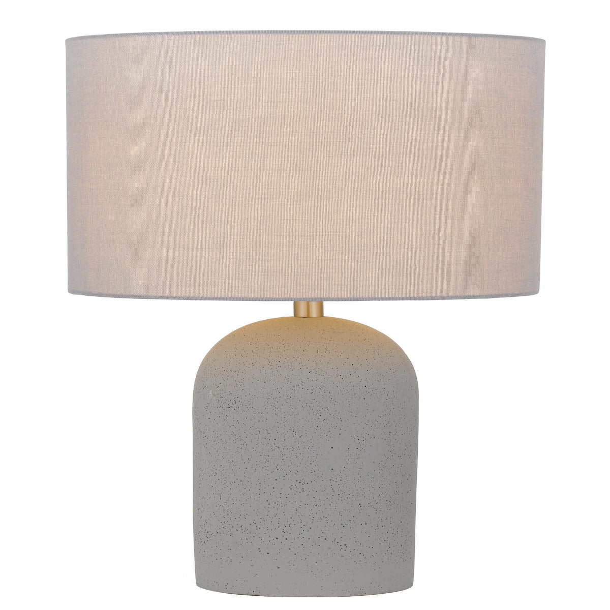 Cantolux TFS MED TABLE LAMP 25wE27max D:300 H:500 inline Swtch CONCRETE / SOFT GREY LINEN