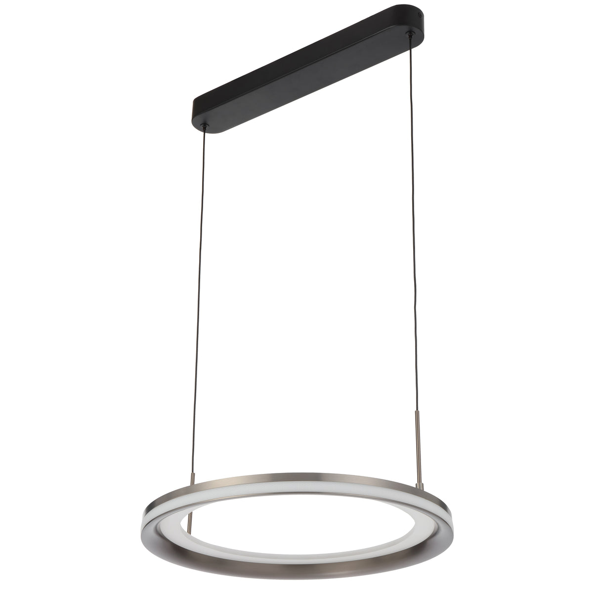 TFS 40CM PENDANT 40wLED D400 H30 3000K DIM CAB 2m 1710Lm PEARL GREY/FROST