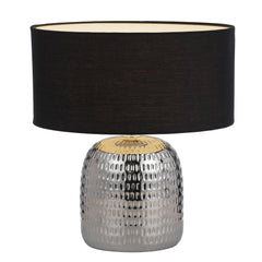 Altoton TFS CERAMIC TABLE LAMP 25wE27max H:400 D:240 SILVER/BLACK