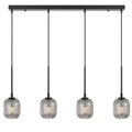 TFS 4 PENDANT 4*3wG9 NON-DIM L900D110cab2.0 BLACK / SMOKE / 3000K