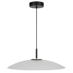 Rivashade TFS PENDANT 2x6wLED nonDIM 3000K D:600 cab.2m BLACK MATT/ FROST