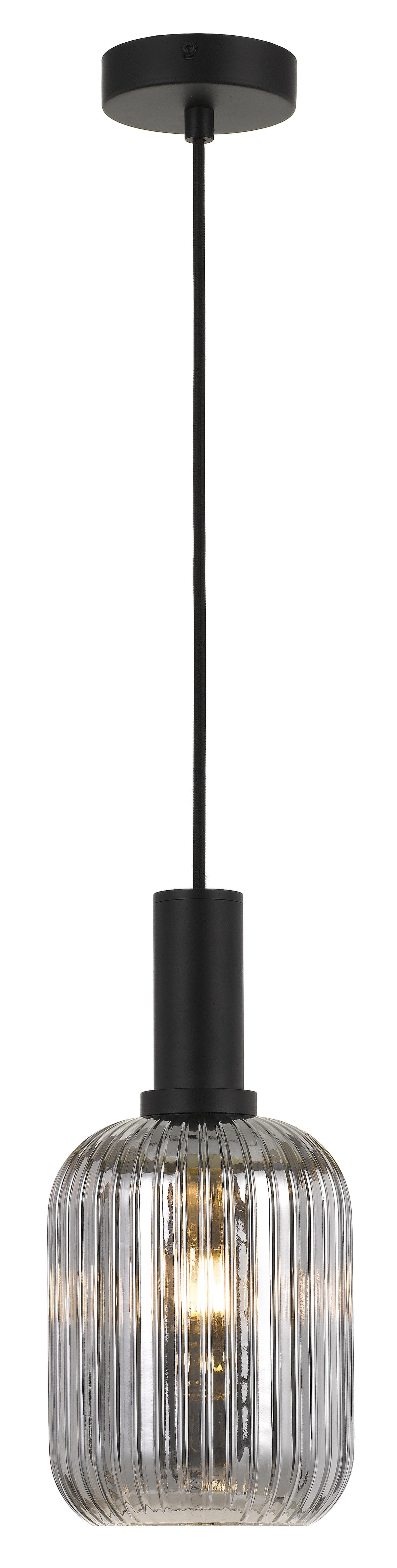 TFS 14 PENDANT 25wE27max D 140 H 200 SMOKE with BLACK