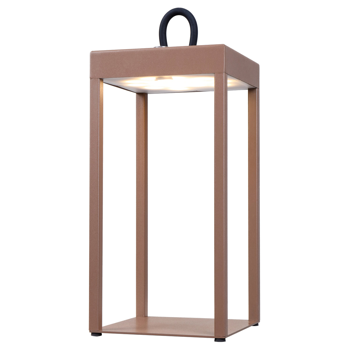 Altoline TFS RECHARGEABLE TL 3wLED L:130 W:130 H:300 IP54 USB1M 2X2000mah 3000K BROWN