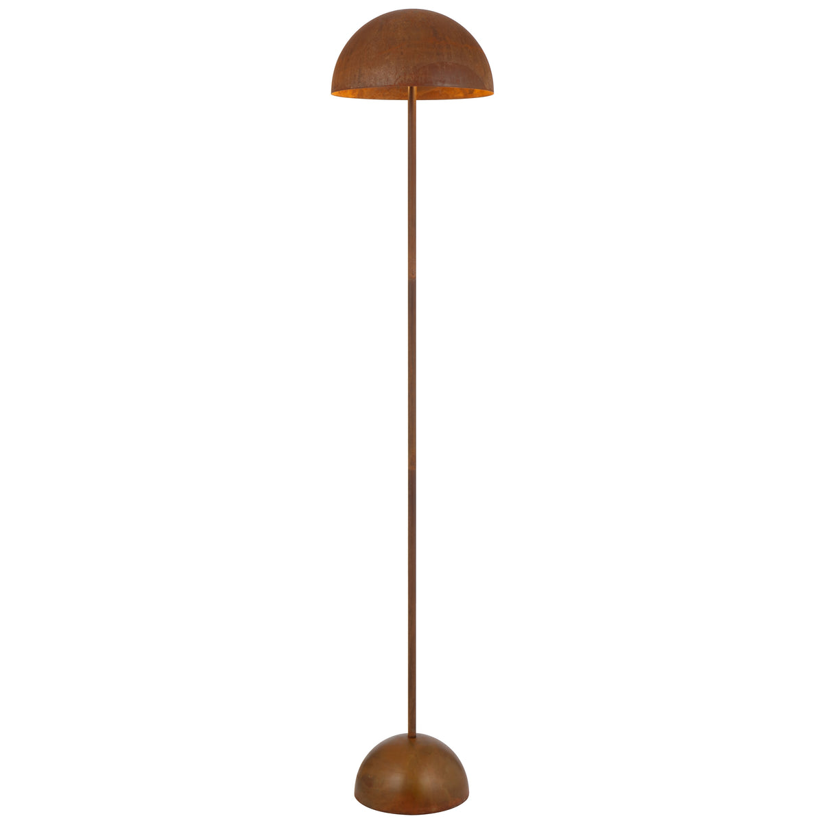 TFS FLOOR LAMP 2x25wE27max D:300 H:1500 foot swtch RUST