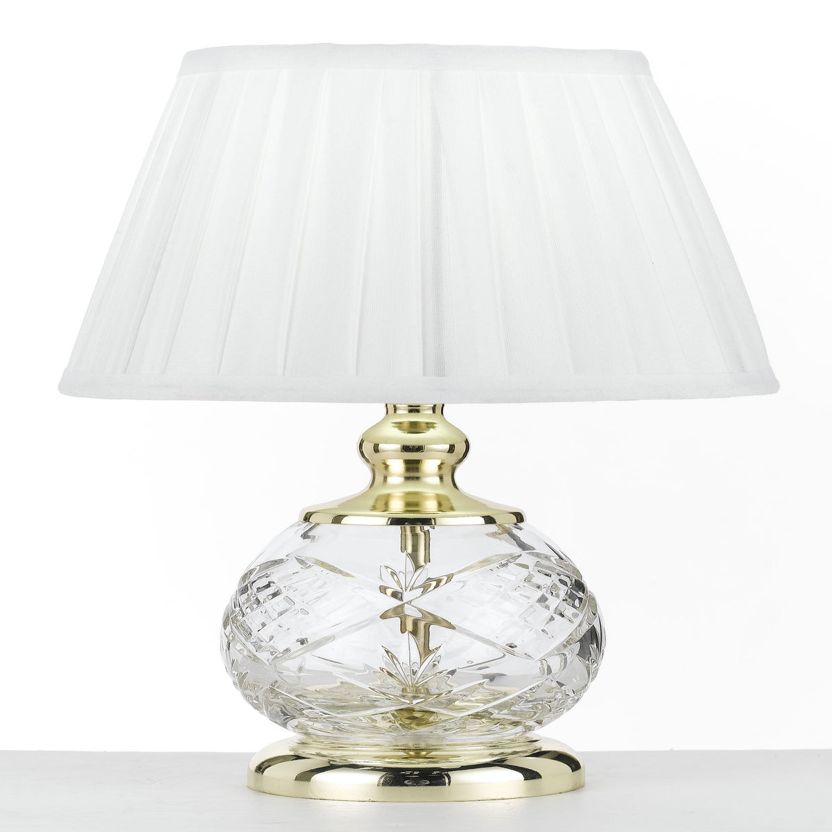 Murcia Table Lamp 40W E14 – Gold & White