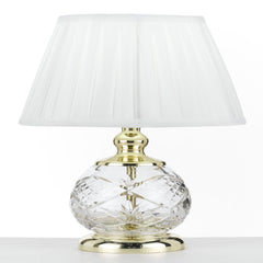 Murcia Table Lamp 40W E14 – Gold & White