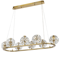 TFS 8LT PENDANT 8x3wLED 3000K L1000 W410 H145 1298Lm WIRE:2M NON DIM/ ANT GOLD