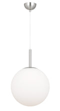 TFS 12 PENDANT 25w E27 D:300 CAB:2m NICKEL / OPAL MATT