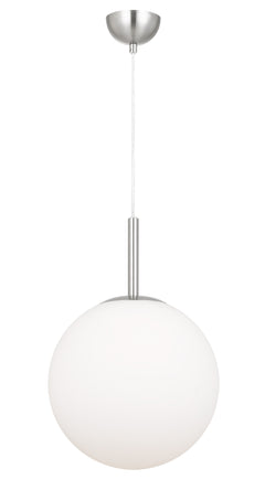 TFS 12 PENDANT 25w E27 D:300 CAB:2m NICKEL / OPAL MATT