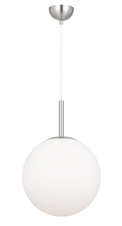 TFS 12 PENDANT 25w E27 D:300 CAB:2m NICKEL / OPAL MATT
