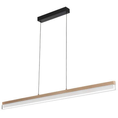 Cantowood TFS PENDANT 30wLED L1200 W20 H70 3000K DIM 2030Lm DIM COFFEE GOLD/BLACK CANOPY