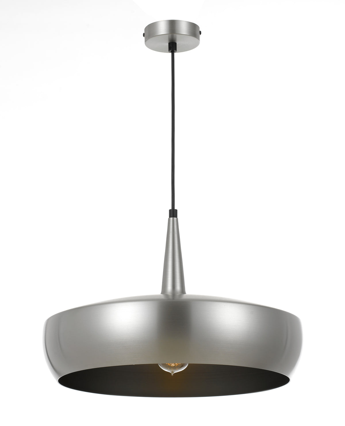 TFS 45 PENDANT 25wE27max. D450 H300 Cab2.0 NICKEL / SILVER