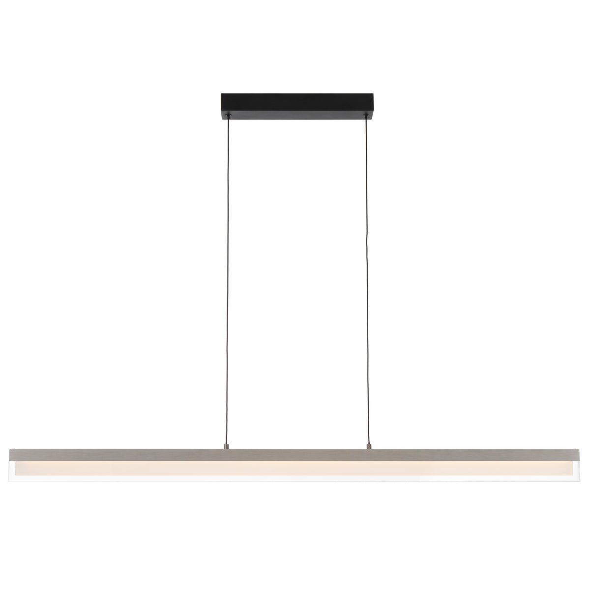 Cantoton TFS PENDANT 30wLED L1200 W20 H70 3000K DIM 2030Lm DIM PEARL GREY/BLACK CANOPY