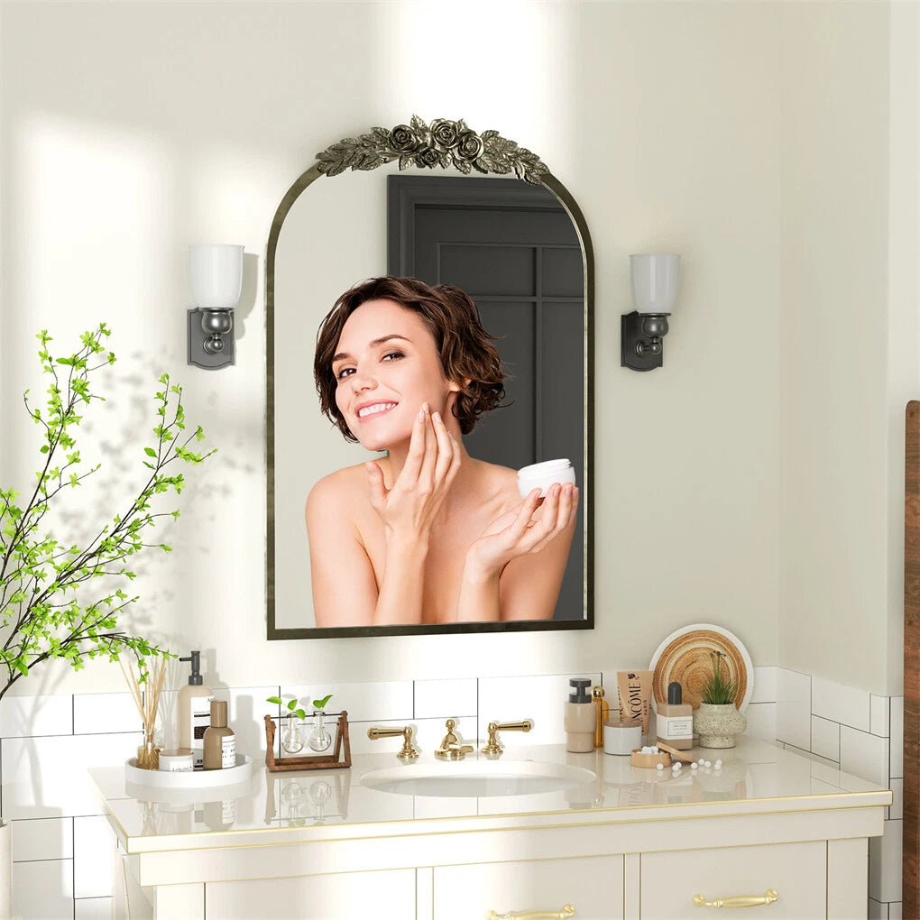 Antique Brass Baroque Mirror for Hallway