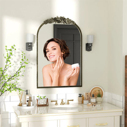 Antique Brass Baroque Mirror for Hallway