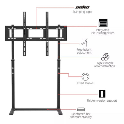 Universal TV Stand for Living Room or Bedroom(32-65" black)