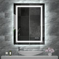 Rectangular LED Bathroom Mirror — Anti-Fog, Multiple Sizes