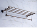 304 Stainless Steel Wall-Mounted Towel Rack with Hanging Rail