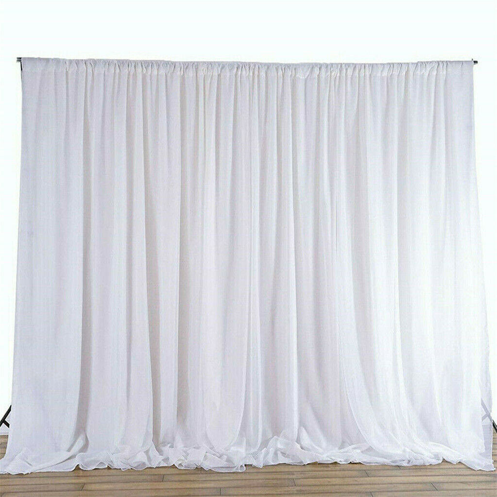 Buy 10ft Silk White Backdrop Online in Australia
