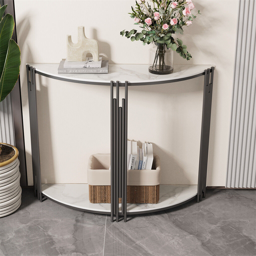 Shop P&P Half Moon Marble Console Table â€“ Modern Luxury for Australia