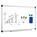 60x40cm Magnetic Dry Erase Whiteboard — 3 Markers Included