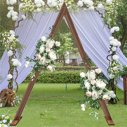 P&P Thicken Solid Pine Wood Wedding Arch Frame for Garland Led Fairy Lights Balloons