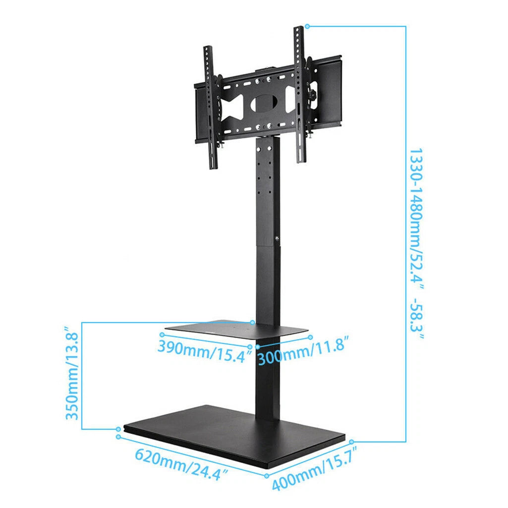 Heavy Duty Swivel Corner TV Stand — 32" to 70"