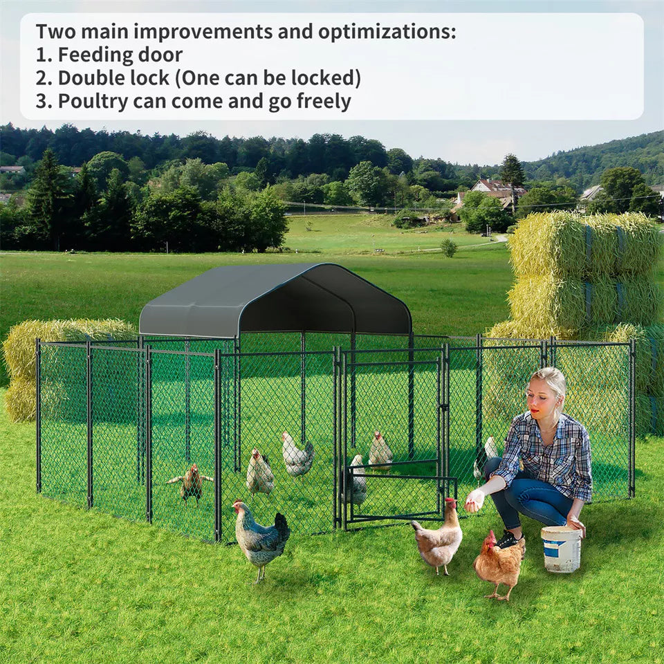 Buy Galvanized Metal Chicken Coop Online Australia