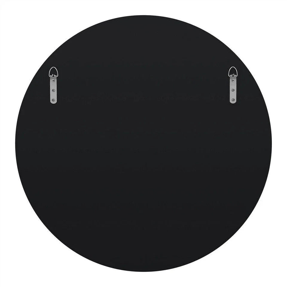 Elegant round decorative wall mirror with sunburst design