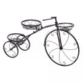 Metal Bicycle Flower Pot Stand for Patio & Garden