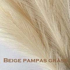 Decorative artificial pampas grass set for home