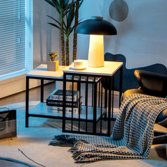 Modern Coffee Table Duo with Storage