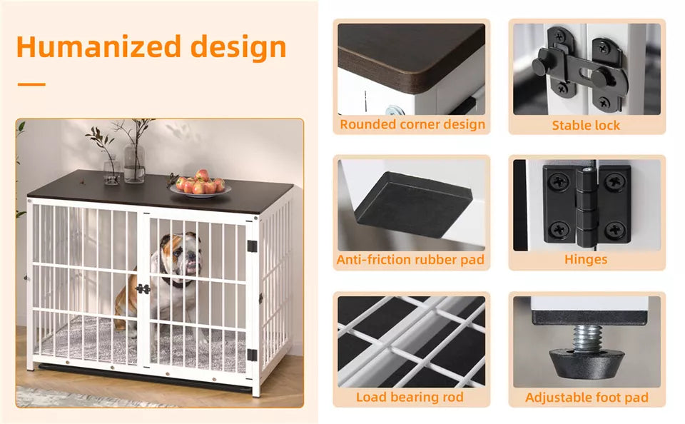 Dog Crate with Table Top Storage Australia