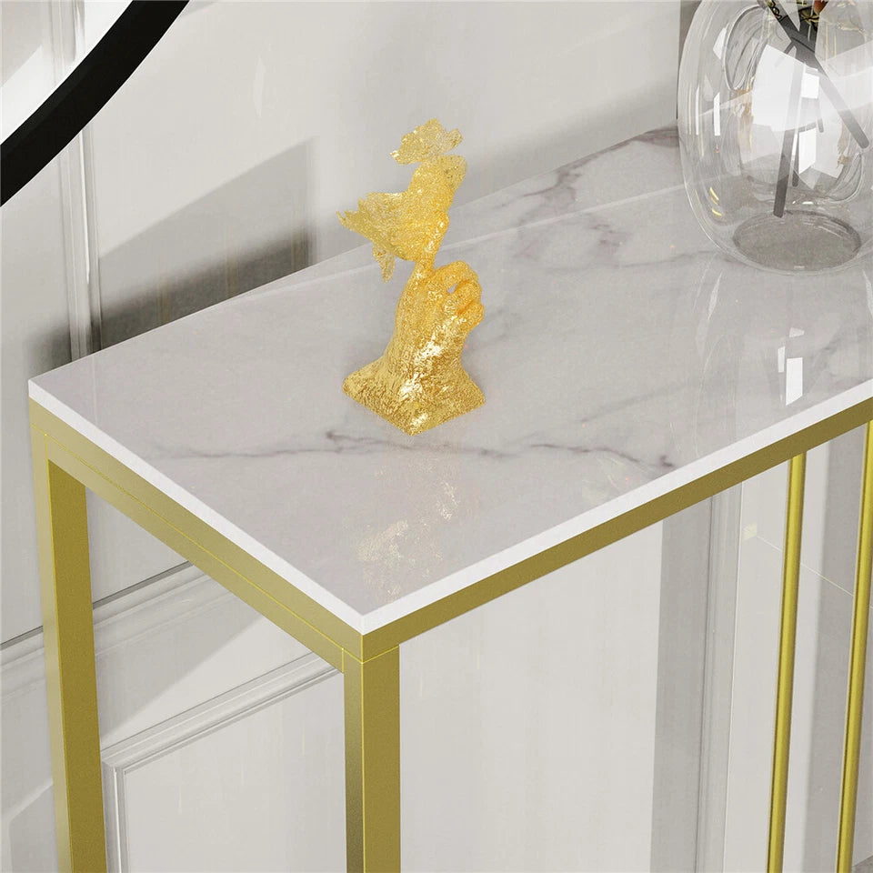 Narrow console table, full product view