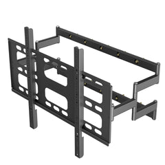 Adjustable black TV wall bracket for large flat screens