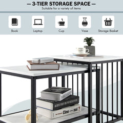 Modern Coffee Table Duo with Storage