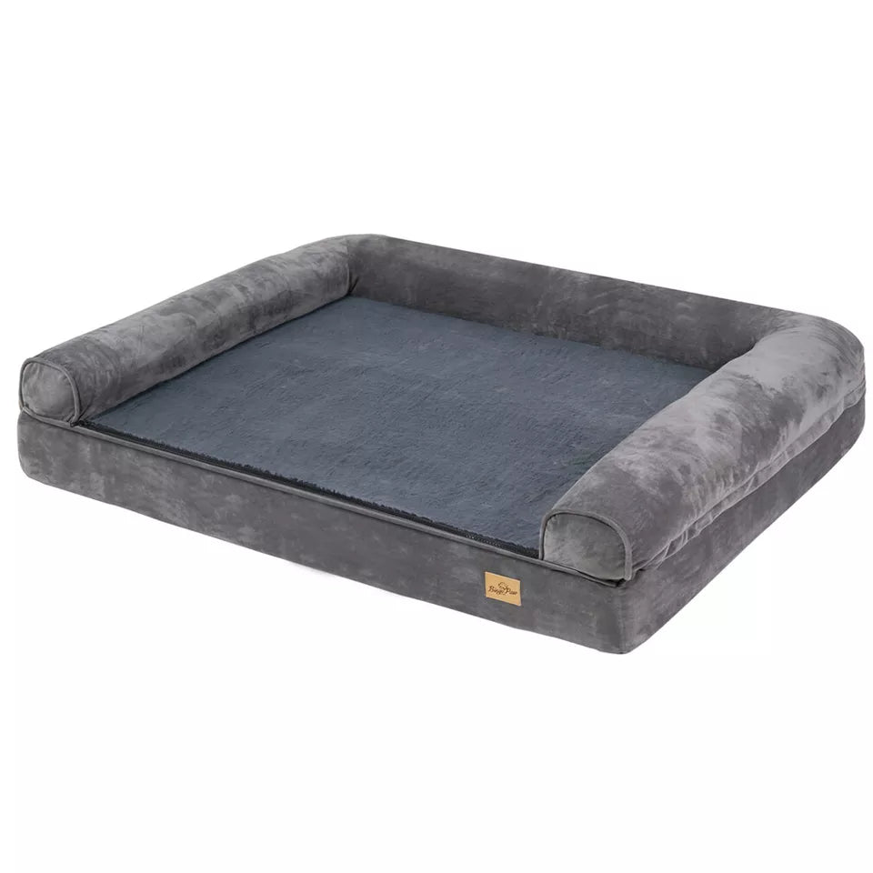 M to XXL Dog Sofa Bed â€“ Plush, Waterproof & Orthopedic(XXL)